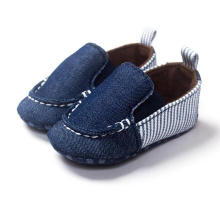Infant Toddler Mocassins Chaussures à semelle souple en denim